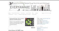 Desktop Screenshot of everyaware.eu